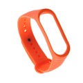 Pikkukuva 1 / 2: Xiaomi Mi Band 3 Pehmeä Silikooni Vaihdettava Kellon Ranneke - Oranssi Orange