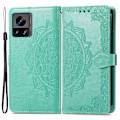 Pikkukuva 1 / 2: Mandala Motorola Edge 30 Ultra / X30 Pro Läppäkotelo - Vihreä Green
