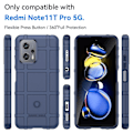 Miniatyrbillede 2 af 2: Rugged Shield Etui Xiaomi Poco X4 Gt / Note 11t Pro / 11t Pro Plus - Blå Blue