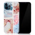 Miniatyrbillede 1 af 2: Marble design iPhone 13 Pro cover - Bølget Marmorflise Multicolor