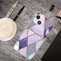 Miniatyrbillede 2 af 2: Marble design iPhone 14 cover - Trekanter Og Diamantmarmor Multicolor