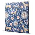 Pikkukuva 1 / 2: Amazon Kindle Oasis (2019) tyylikäs kuvio nahkainen flip case - Rakas Ja Kukkia Multicolor
