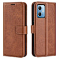 Pikkukuva 1 / 6: Lompakko Nahkakotelo For Xiaomi Redmi Note 12 - Vaalean Ruskea Brown