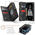 Miniatyrbillede 2 af 2: CaseMe Samsung Galaxy S23 Ultra Pung med Lynlås - Sort Black