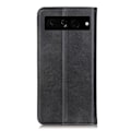 Miniatyrbild 2 av 2: Äkta läder Google Pixel 7 Pro fodral - Svart Svart