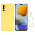 Miniatyrbild 1 av 2: Matt Samsung Galaxy M23 skal av flytande silikon - Gul Gul