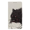 Miniatyrbillede 2 af 2: Nokia 1 Plus folio lædercover - sort ulv Black