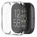 Miniatyrbillede 1 af 2: Fitbit Versa 2 holdbar all-round etui - Transparent Transparent