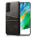 Miniatyrbillede 1 af 2: Dual Card Samsung Galaxy S21 FE cover - Sort Black