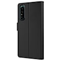Pikkukuva 2 / 2: Phone Suojakotelo With Make-up Mirror And Slick Design For Sony Xperia 5 II - Musta Black