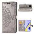 Miniatyrbillede 1 af 2: Mandala Samsung Galaxy A51 5G Flip Etui - Grå Silver grey