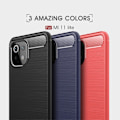 Pikkukuva 2 / 2: Carbon Flex Xiaomi Mi 11 Lite 5G / Xiaomi Mi 11 Lite kotelot - Musta Black