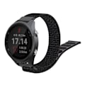 Miniatyrbillede 1 af 2: Garmin Forerunner 245 nylonurrem med velcro - helt sort Black