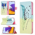 Pikkukuva 2 / 2: Wonderland Samsung Galaxy A22 5G Läppäkotelo - Feather And Lintu Multicolor