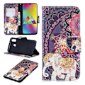 Pikkukuva 1 / 2: Wonderland Samsung Galaxy M20 kotelot - Kukka ja Norsu Multicolor