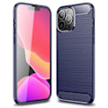 Miniatyrbild 1 av 2: Carbon Flex iPhone 14 Pro Max skal - Blå Blå