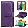 Pikkukuva 1 / 2: Samsung Galaxy A03 Core 10-paikkainen lompakkokotelo - Violetti Purple
