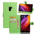 Miniatyrbillede 1 af 2: Xiaomi Mi Mix Læder etui med smart Litchi tekstur - Grøn Green