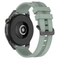 22mm universaali kuvioitu silikoninen kellonhihna - Vihreä Green