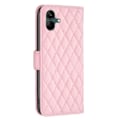 Miniatyrbild 2 av 2: Matt Samsung Galaxy A04 fodral med rombmönster - Rosa Rosa
