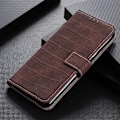 Pikkukuva 2 / 2: Krokotiilin Nahkainen Läppäkotelo For Nokia XR20 - Ruskea Brown