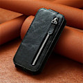 Pikkukuva 6 / 6: Vertical Flip Phone Suojakotelo With Zipper For Google Pixel 7a - Musta Black