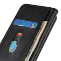 Miniatyrbillede 4 af 6: Flip Etui med Pung i Ægte Læder til Xiaomi Redmi 9A - Sort Black