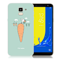 Miniatyrbild 2 av 2: Samsung Galaxy J6 (2018) mobilskal silikon tryckmönster - Blommönster multifärg