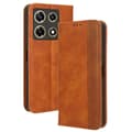 Miniatyrbillede 1 af 2: Bofink Vintage Infinix Note 30 Pro Læder Etui - Brun Brown