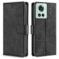 Miniatyrbillede 1 af 2: Croco OnePlus 10R / OnePlus Ace cover - Sort Black