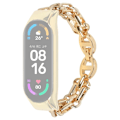 Pikkukuva 1 / 2: Xiaomi Mi Band 7 siisti ruostumattomasta teräksestä valmistettu rannekello - Kulta Gold