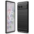 Miniatyrbillede 1 af 2: Carbon Flex Google Pixel 7 cover - Sort Black