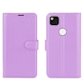 Miniatyrbillede 2 af 2: Classic Google Pixel 4a flip etui - Lilla Purple