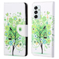 Pikkukuva 1 / 2: Wonderland Samsung Galaxy M23 flip kuoret - Vihreä Puu Green