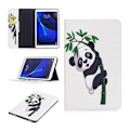 Pikkukuva 1 / 2: Samsung Galaxy Tab A 10.1 (2016) uniikki nahkakotelo - Panda puussa White