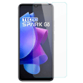 Miniatyrbillede 1 af 2: 0.3mm hærdet glas skærmbeskytter til Tecno Spark Go 2023 Transparent