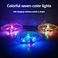 Miniatyrbild 3 av 8: Mini Handdriven Inomhusflygande Drone för Barn, LED UFO Leksak med USB Laddningsbart Batteri, Födelsedagspresent för Pojkar och Flickor
