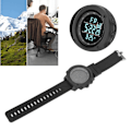 Miniatyrbild 5 av 8: Vattentät Multifunktionell Utomhus LCD-Klocka Digital Armbandsur för Löpning Cykling Bergsklättring Fritidsaktivitet Svart Färg Sport Tracker