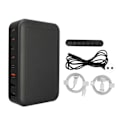 Miniatyrbild 1 av 8: 8-Port USB C Laddningsstation 235W PD65W Snabb Bordsladdare för MacBook 100-240V Multi-Port USB-laddare