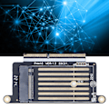 Miniatyrbild 5 av 8: M.2 NVME SSD-konverteradapter för 2016 2017 MacBook Pro A1708 IOS Laptop Enkel installation NGFF M.2 MKey NVME Riserkort
