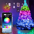 Miniatyrbild 4 av 5: 5m/10m/20m USB-drivna Julgransljus med Smart Bluetooth App Fjärrkontroll Heminredning Sagoslinga 20M