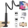 Miniatyrbild 1 av 8: Universal 1/4 Tums Skruv Webbkamera Stativ med Flexibel Arm 360 Grader Gooseneck Fäste för Mobiltelefon, Skrivbord, Säng och Skrivbordsmontering