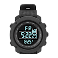 Miniatyrbild 1 av 8: Vattentät Multifunktionell Utomhus LCD-Klocka Digital Armbandsur för Löpning Cykling Bergsklättring Fritidsaktivitet Svart Färg Sport Tracker