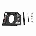 Miniatyrbild 1 av 8: 2,5 tum SATA till SATA HDD Caddy Bay Allmän 9,5 mm Laptop Hårddiskbricka Skydd för CD DVD ROM-Drivplats