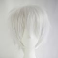 Miniatyrbild 2 av 2: Kort Peruk för Män Cosplay Peruk Färgad Peruk Anime Peruk Set Cosplay Omvänd Kort Hår purple