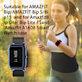 Miniatyrbild 8 av 8: Kompatibelt Smartwatch-fodral för AMAZFIT Bip Bip S Bip 1S Bip Lite 1S A1608 - Ultratunt, klart skyddande skal, hållbart TPU för långvarigt skydd