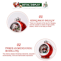 Miniatyrbild 8 av 8: Jul LED-Hängande Dekorationer Tomte Snögubbe för Semesterdekorationer, Festlig Semesterdekoration, Julgåvor