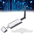 Miniatyrbild 5 av 8: 300 Mbps Trådlös USB WiFi-adapter med antenn, IEEE 802.11b/g/n, pålitlig anslutning för hemmakontor och stationära datorer, USB WiFi-dongel för Windows