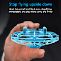 Miniatyrbild 7 av 8: Mini Handdriven Inomhusflygande Drone för Barn, LED UFO Leksak med USB Laddningsbart Batteri, Födelsedagspresent för Pojkar och Flickor