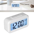 Miniatyrbild 5 av 8: Stor Digital Väckarklocka med LED-Display, Elektroniskt Nattljus, Snooze-Funktion, Väckarklocka för Sovrum, Hemmakontor, Vit